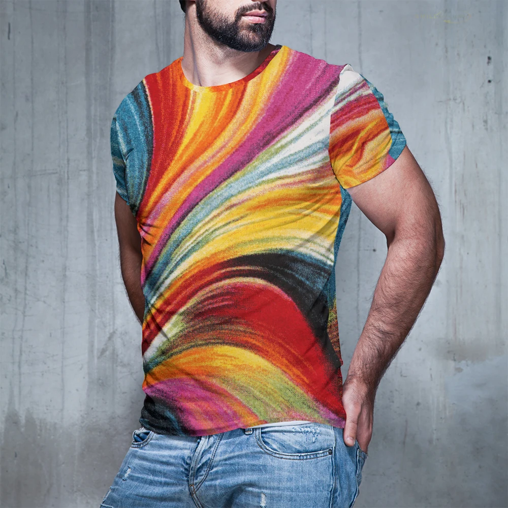 

2021 New Summer MAN T SHIRT Fashion street graffiti T-shirt Men Casual O-neck Streetwear T Shirt Men Short Sleeve T Shirt Tops