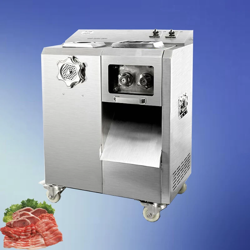 

Hot sale meat cutter machine Commercial slicer Household cutting machine Fully automatic Electric pork wire machine 2200W