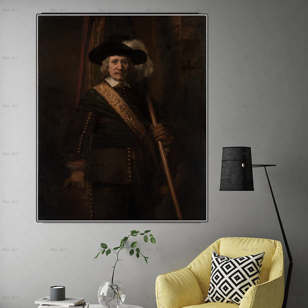 Citon Canvas Rembrandt Portrait портрет Floris Soop 》 картина маслом Художественный постер Картина