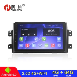 Автомобильный радиоприемник для Suzuki SX4 2011-2016 для Fiat sedici 2006-2010, автомобильное радио, GPS-навигация, Android 9,1, 2din, 2 din, автомобильный радиоприемник 4 ГБ, 64 ГБ