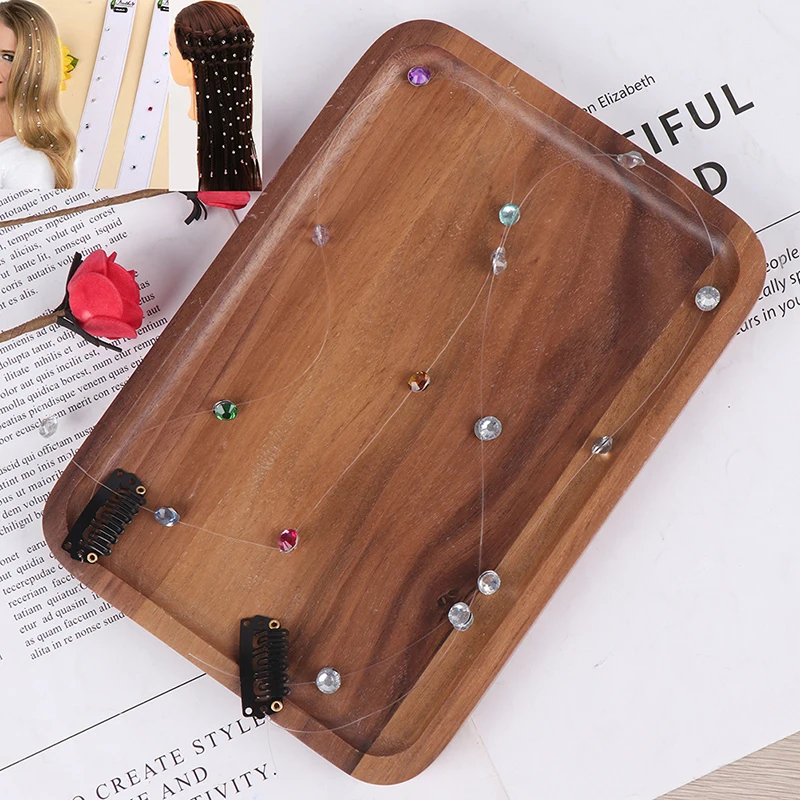 Заколки для волос женские на леске Стразы | Красота и здоровье