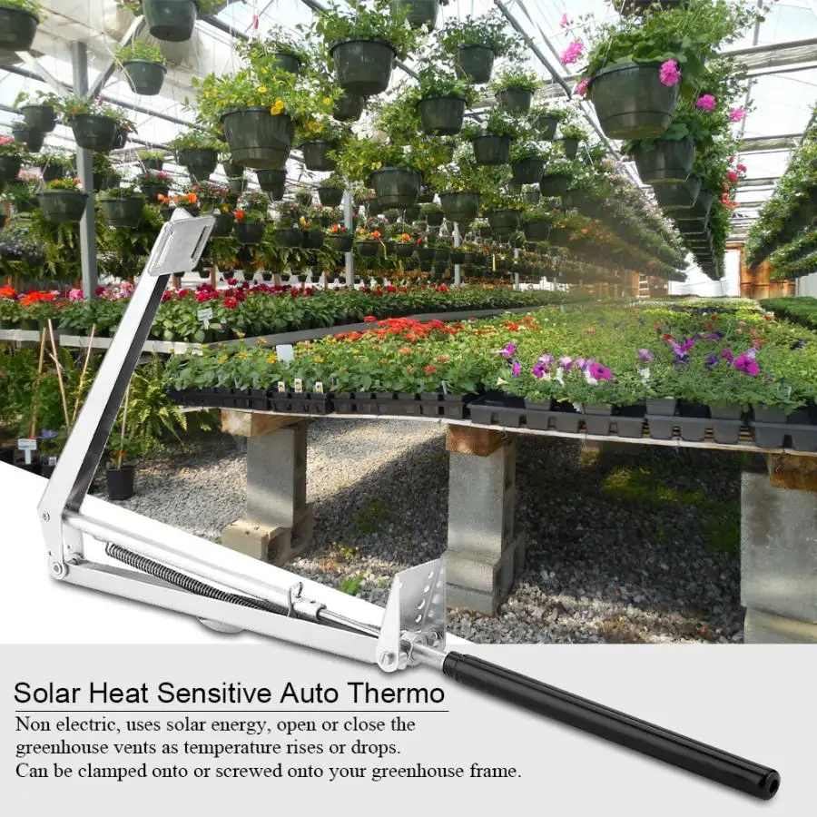

Solar Heat Sensitive Window Opener Automatic Greenhouse Vent Opener Thermal Drive for Greenhouses Agriculture Garden Tools