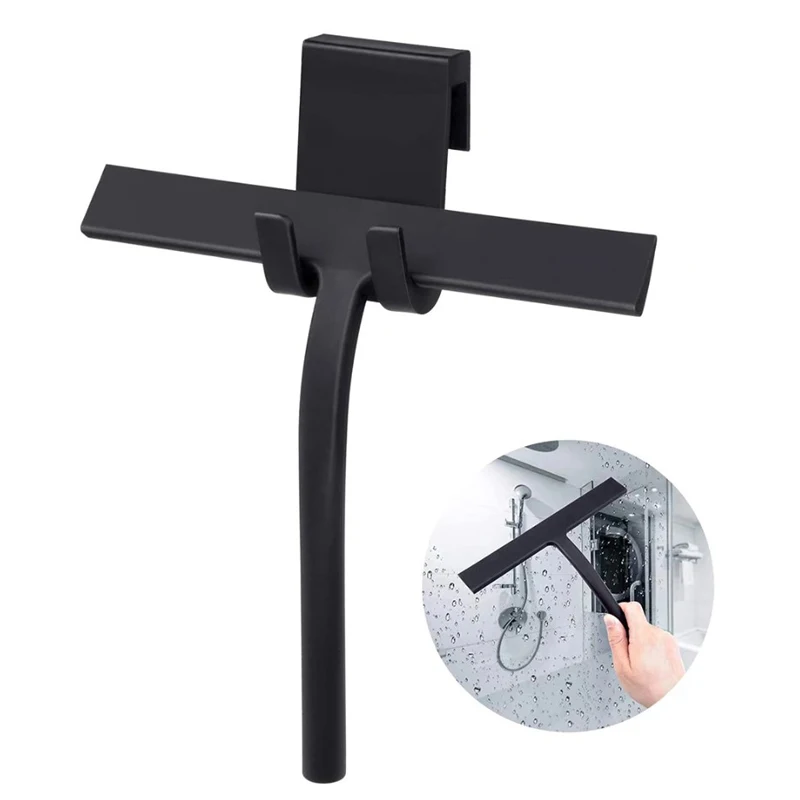

Kitchen Silicone Glass Wiper Home Window Cleaning Scraper Bathroom Shower Squeegee Car Window Silicone Blade Tools