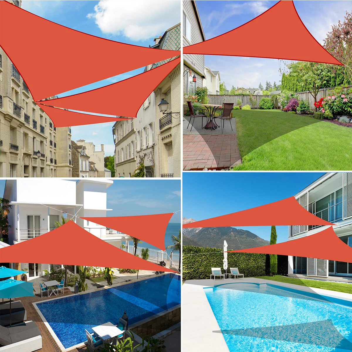 Садовый террасный навес водонепроницаемый тент для плавания прямоугольная