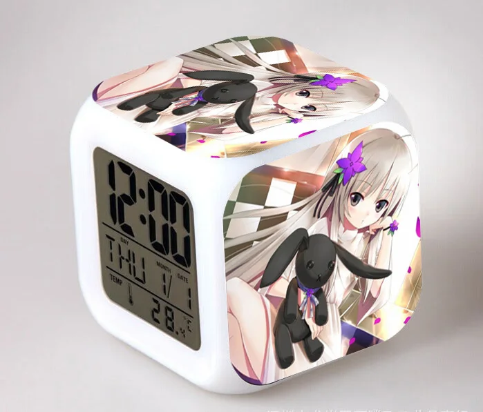 Аниме Yosuga no Sora часы Kasugano Haruka сексуальные девушки цифровой будильник экшн-фигурка