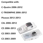 2 шсветодиодный, светодиодные лампы для проектора автомобильных дверей Citroen C3 C4 C5 II X7 XANTIA Picasso C4L C6 C8 DS3 C2 PLURIEL PICASSO XSARA A51