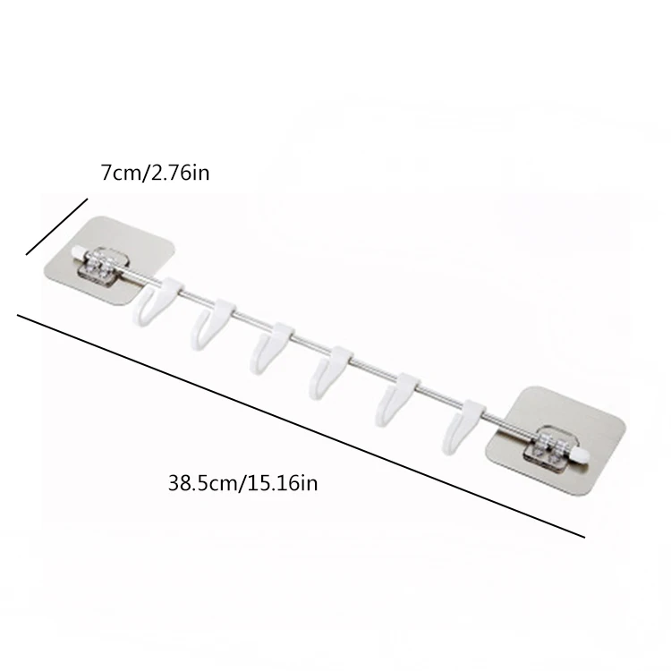 Кухонный шкаф с 6 крючками вешалка для ванной комнаты хранения полотенец