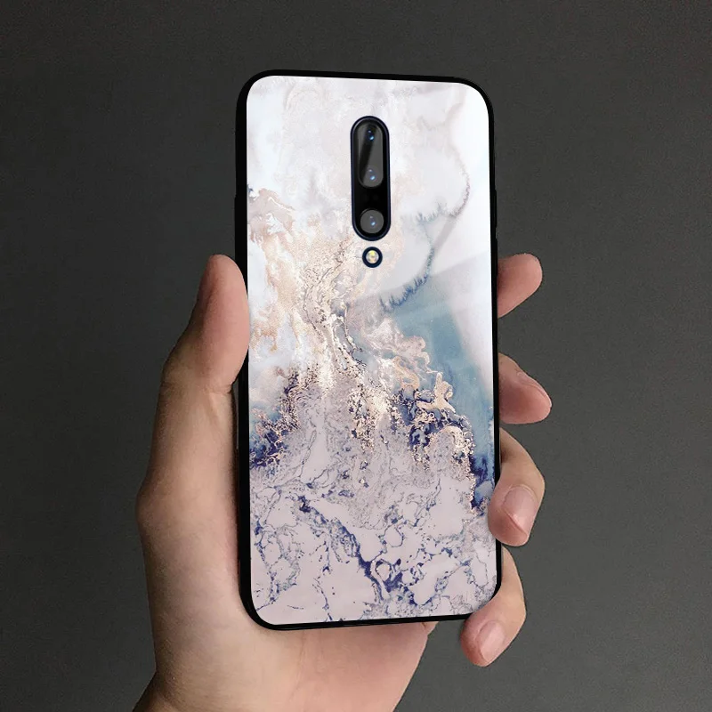 Чехол для телефона One Plus 5, 5, 6, 6, 7 Pro с мраморным рисунком нефjjade 1+ 6, 7, 7 t, чехол из закаленного стекла для телефона, чехол для OnePlus 5, 6, 6, T, 7, T pro