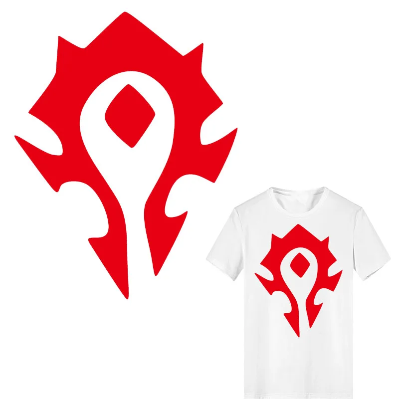 Утюг на World of Warcraft Альянс Horde The патчи для аппликация одежду теплопередача