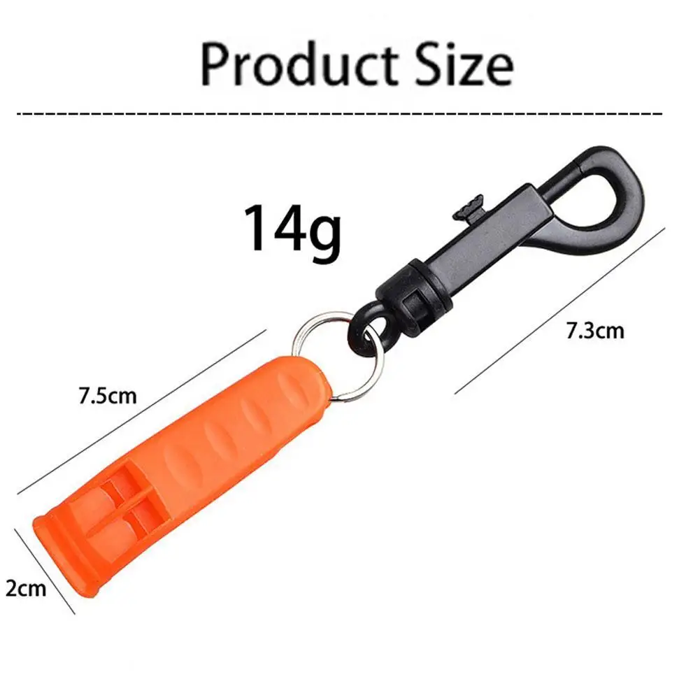 

1Pcs Portable Outdoor Camping Survival Whistle Plastic Multifunctional Earthquake EDC Whistle Tool 2021 Emergency Supplies L4S6