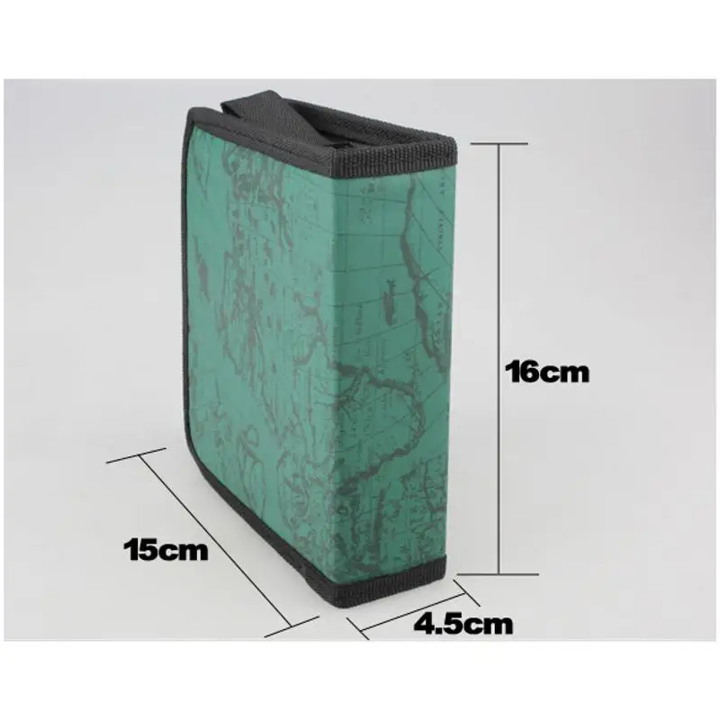 40CD держатель для хранения DVD дисков переносной чехол органайзер рукав кошелек