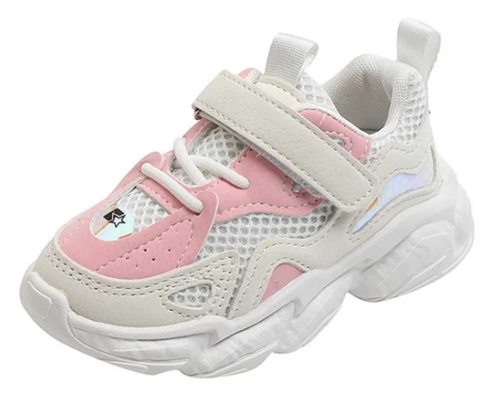 

Little Boys Sport Shoes Grey Running Play Footwear Girls Pink Zapatos Chaussure Kids Mesh Light Breathable SandQ Baby 2021 New