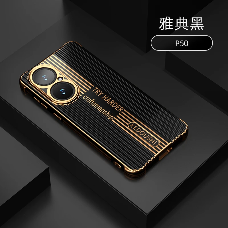Electroplating Anti Drop Lens Protection Phone Case For Huawei P50 P40 P30 P20 Pro Shockproof Back Cover For Mate 40 30 20 Pro