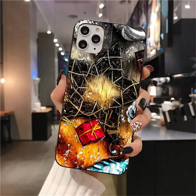 christmas scene new years atmosphere phone case for iphone 12 pro max mini 11 pro xs max 8 7 6 6s plus x 5s se 2020 xr case free global shipping
