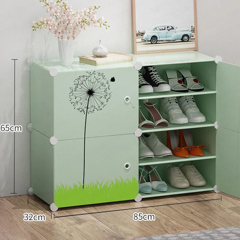 Обувной шкаф обувная полка многослойная простая Пылезащитная Бытовая сборка