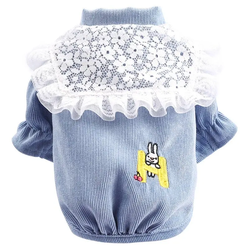 Весна лето одежда для собак принцессы с пышными рукавами домашних животных