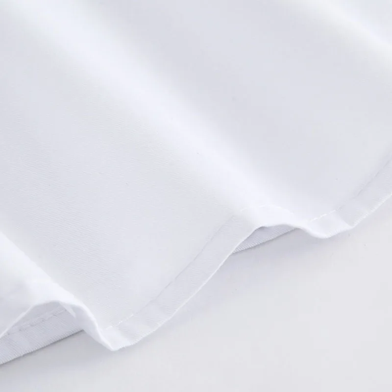 Женская офисная блузка с длинным рукавом однотонная белая рубашка большого