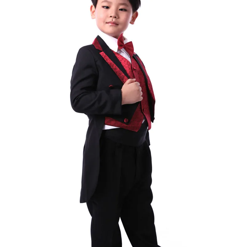 Коллекция 2018 года детская одежда 5 шт. строгие костюмы для мальчиков Детский
