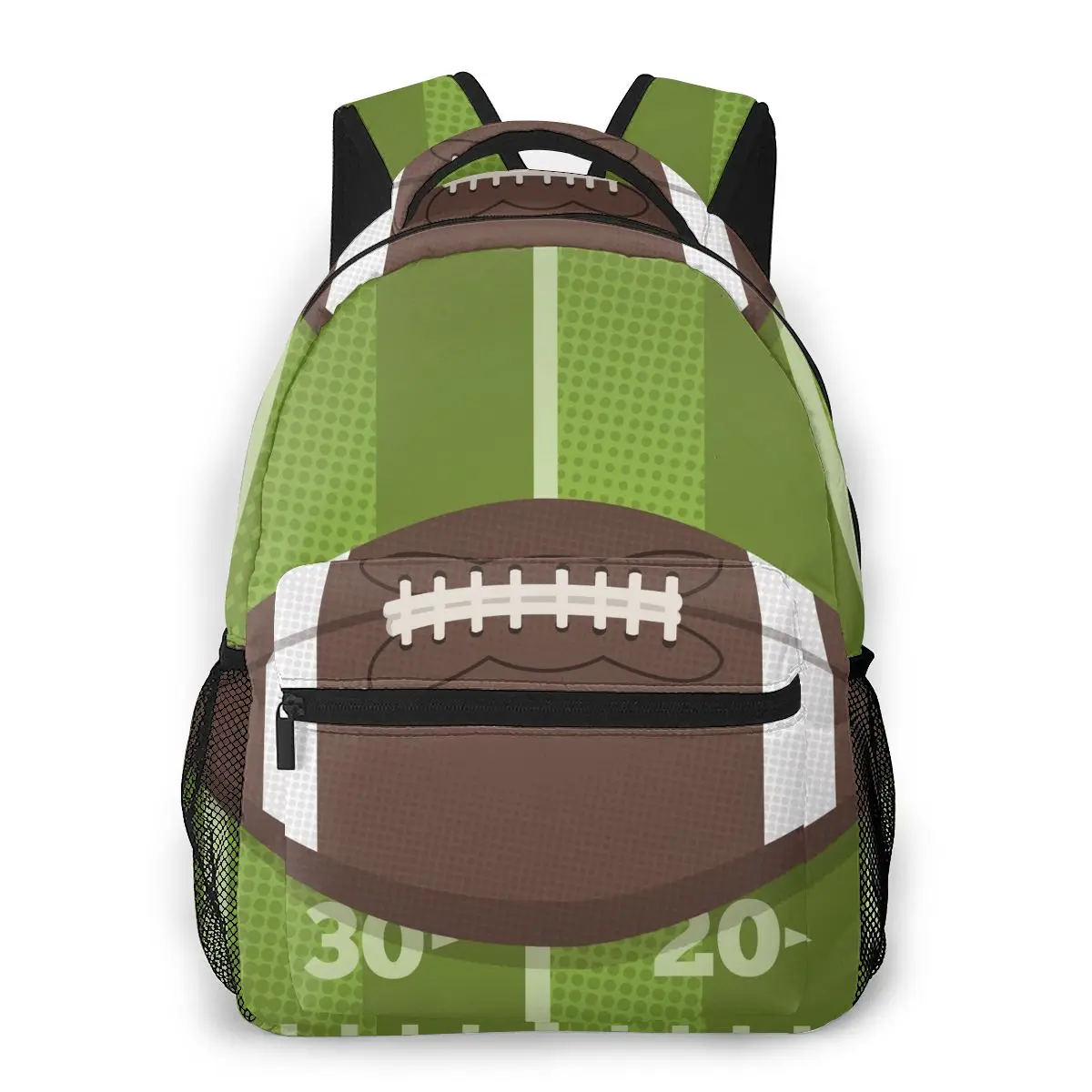 

Women Backpack Kids School Bag for Teenage Girls Retro American Football Ball Laptop Notebook Bagpack Travel Back Pack 2021