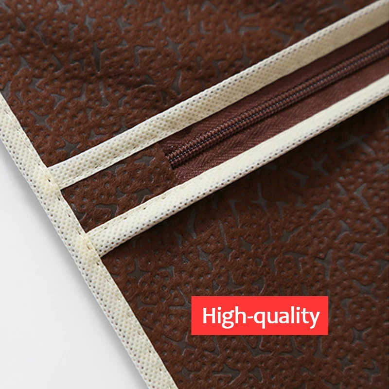 Рельефный нетканый тканевый пылезащитный чехол подвесная сумка на молнии для