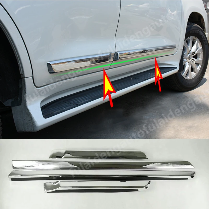 Хромированный корпус из АБС-пластика для Toyota Land Cruiser LC200 2016-2020 | Автомобили и