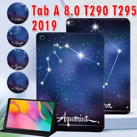 tablet cover case for samsung galaxy tab a sm t290 t295 8 0 inch leather folding stand cover for t290 t295 2019