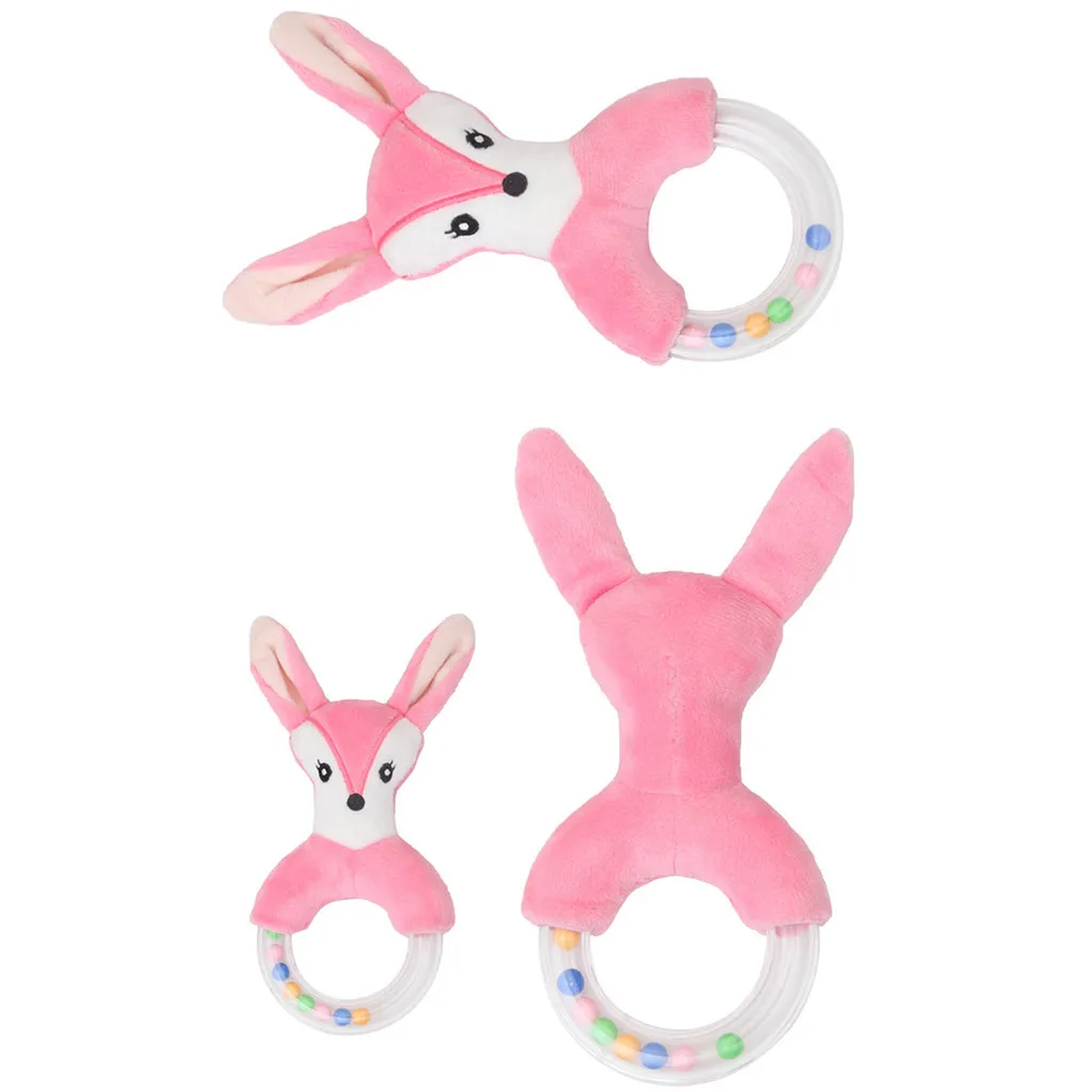 

Cute Baby Rattle Rabbit Plush Baby Cartoon Baby Cartoon Toy Education Baby Rattle Educational Baby Toys 0-12 Months Speelgoed