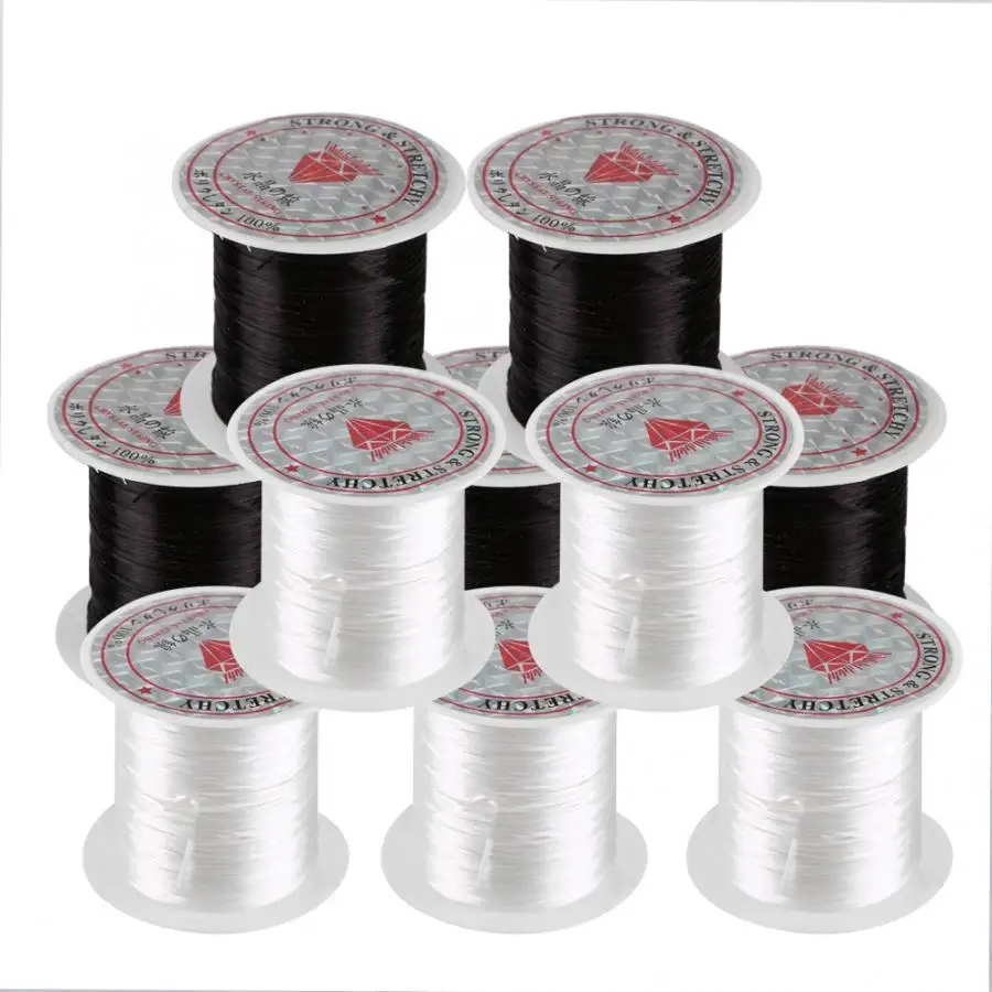 5 Rolls Beads String Wire Crystal Line Jewelry Material Elastic Thread for DIY Making Accessory | Украшения и аксессуары