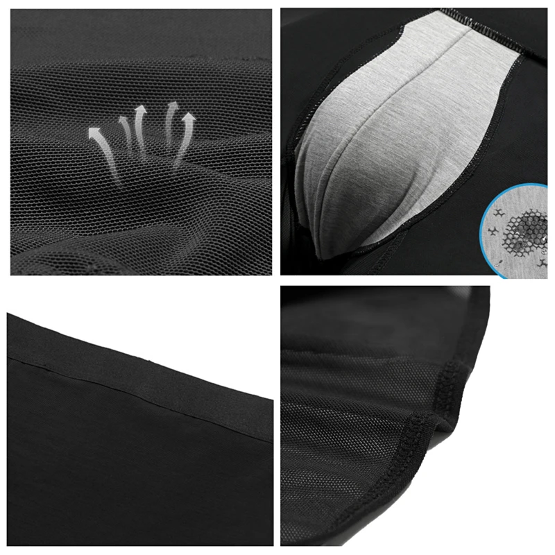 

YBFDO Mens Body Shaper Silicone non-slip high-waist slim-fit Compression briefs for body shaping and belly fitness shorts