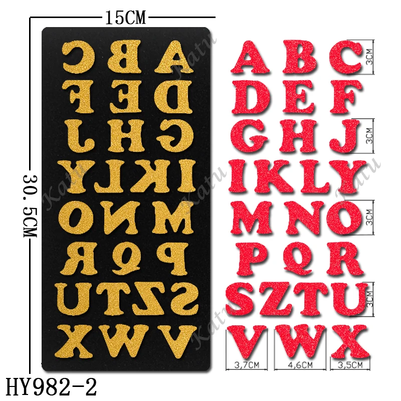 Высекальные штампы высотой 3 см с 26 буквами новинка 2019 высекальные и деревянные