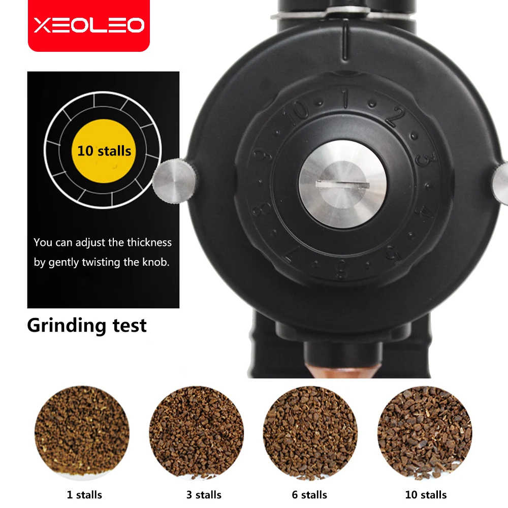 Кофемолка XEOLEO с призрачным зубьем 78 мм Акулий зубьями для фильтра Кофеварка 200 Вт
