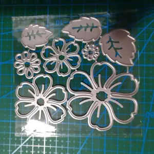 Flower Petal Metal Cutting Dies Stencil Scrapbooking DIY Album Stamp Paper Card