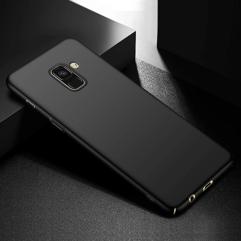 Ультратонкий Жесткий чехол для Samsung Galaxy A8 2018 Чехол PC матовый защитный чехол|Сумки