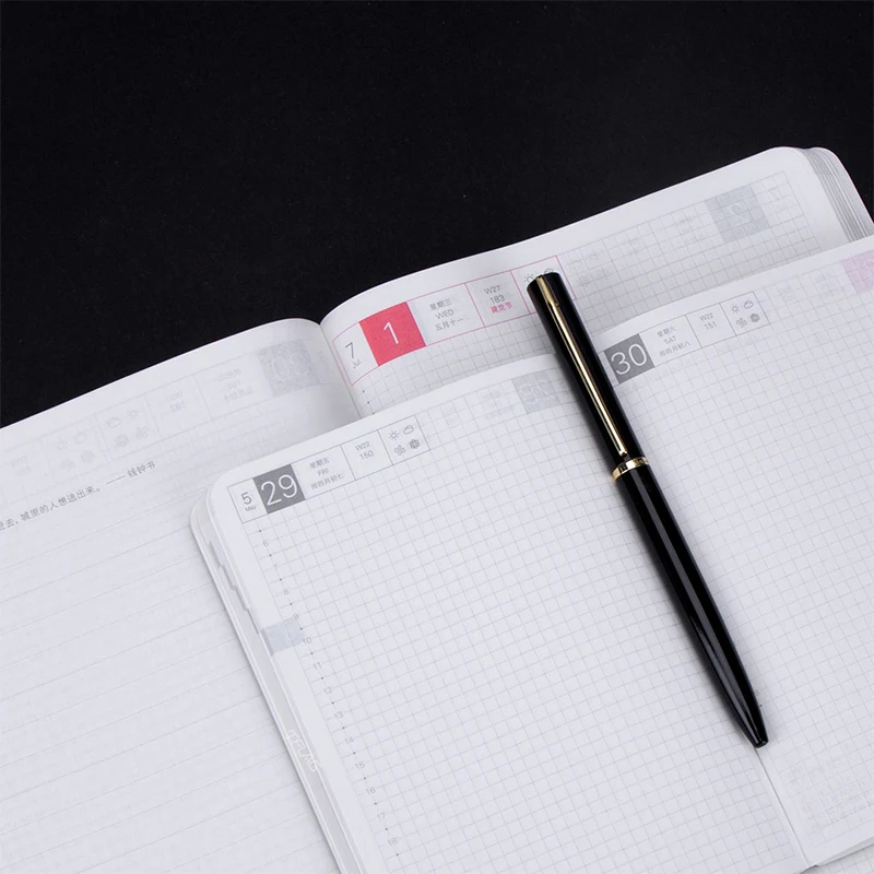 Xiaomi Mijia Youpin kinbor year-round notebook A5A6 mouth Bachuan paper calendar hand account stationery plan schedule