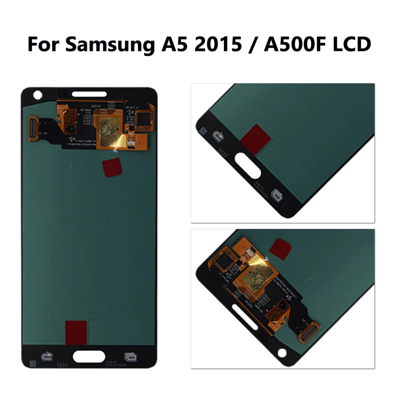 Оригинальный 5 0 &quotSuper AMOLED LCD для SAMSUNG Galaxy A5 2014 A500F A500FU A500M OLED-дисплей сенсорный экран