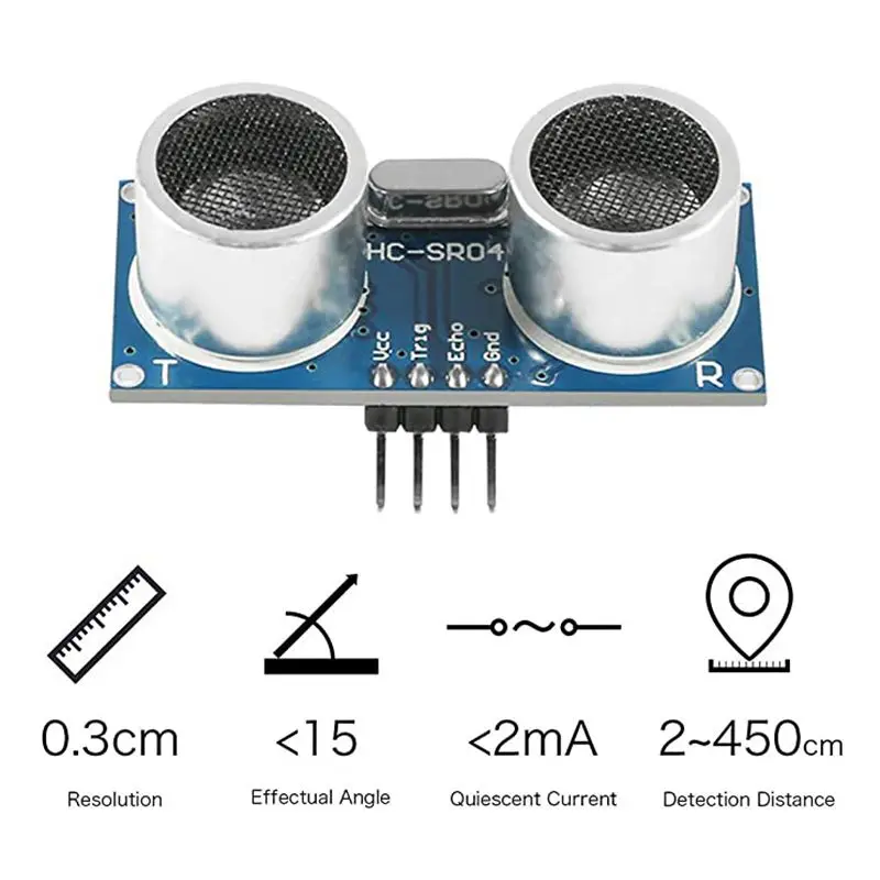 Aokin 5 шт. HC-SR04 ультразвуковой Сенсор Расстояние модуль для Arduino 2560 робот XBee ZigBee
