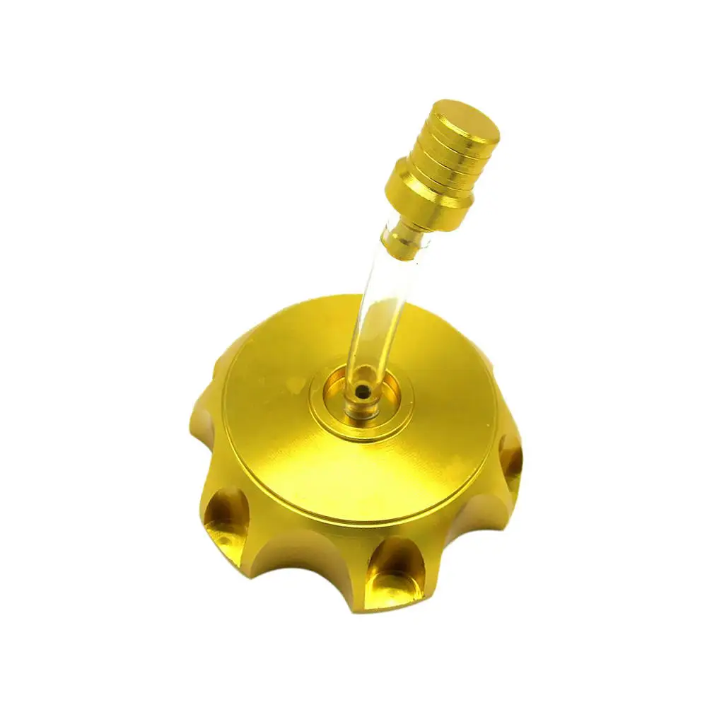 

CNC Aluminum Gas Fuel Tank Cap With Breather Vent For ATV Dirt Bike