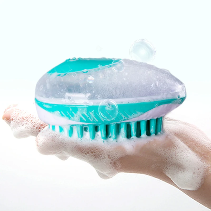 Pet Bath Brush Comb Silicone Dog SPA Shampoo Massage Puppy Shower Hair Removal Cats Cleaning Grooming Tool | Дом и сад