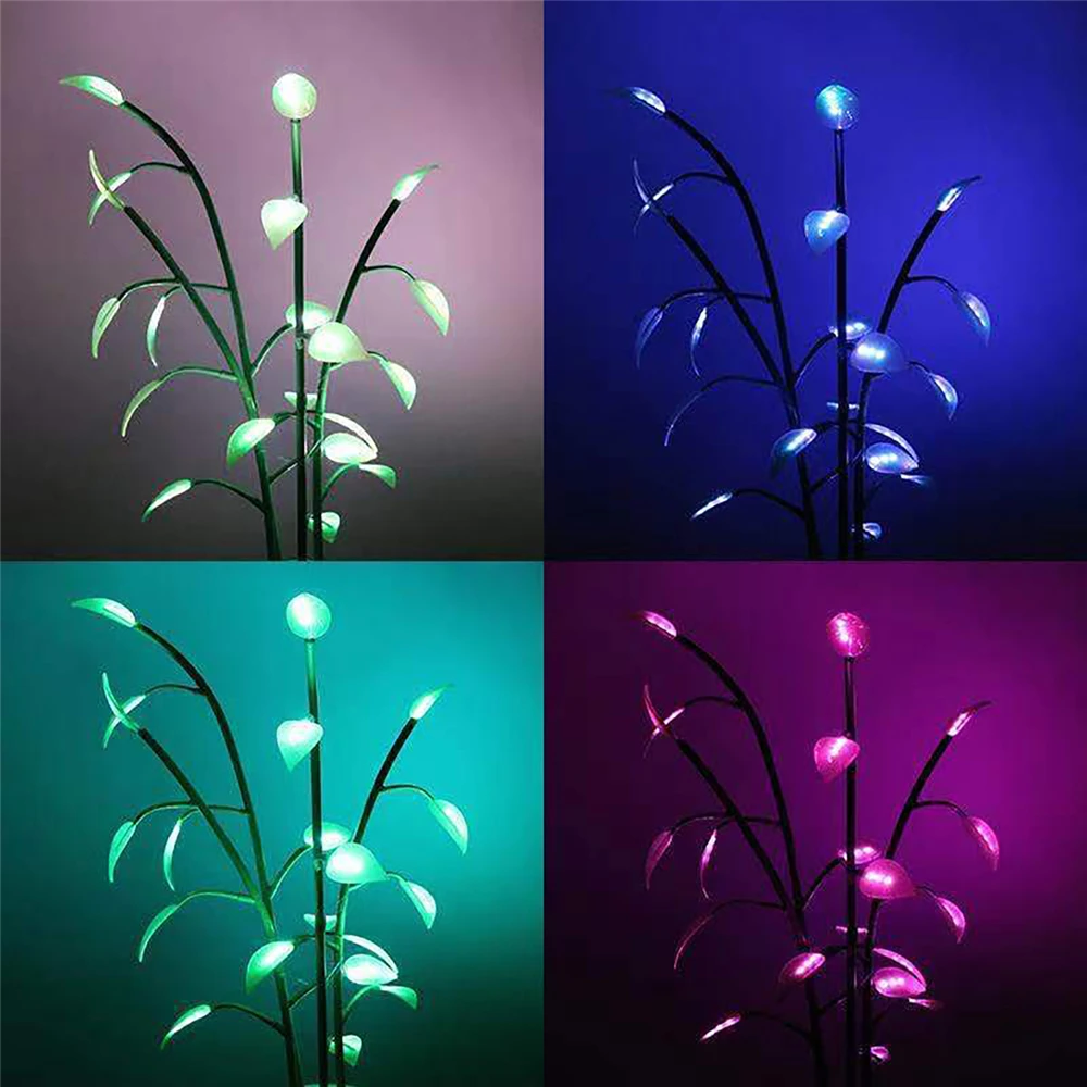 

Magical LED Artificial Plant Lamp USB 100LED Programmable Magic Plant Atmosphere Light Color Changing Luminous Bonsai Light