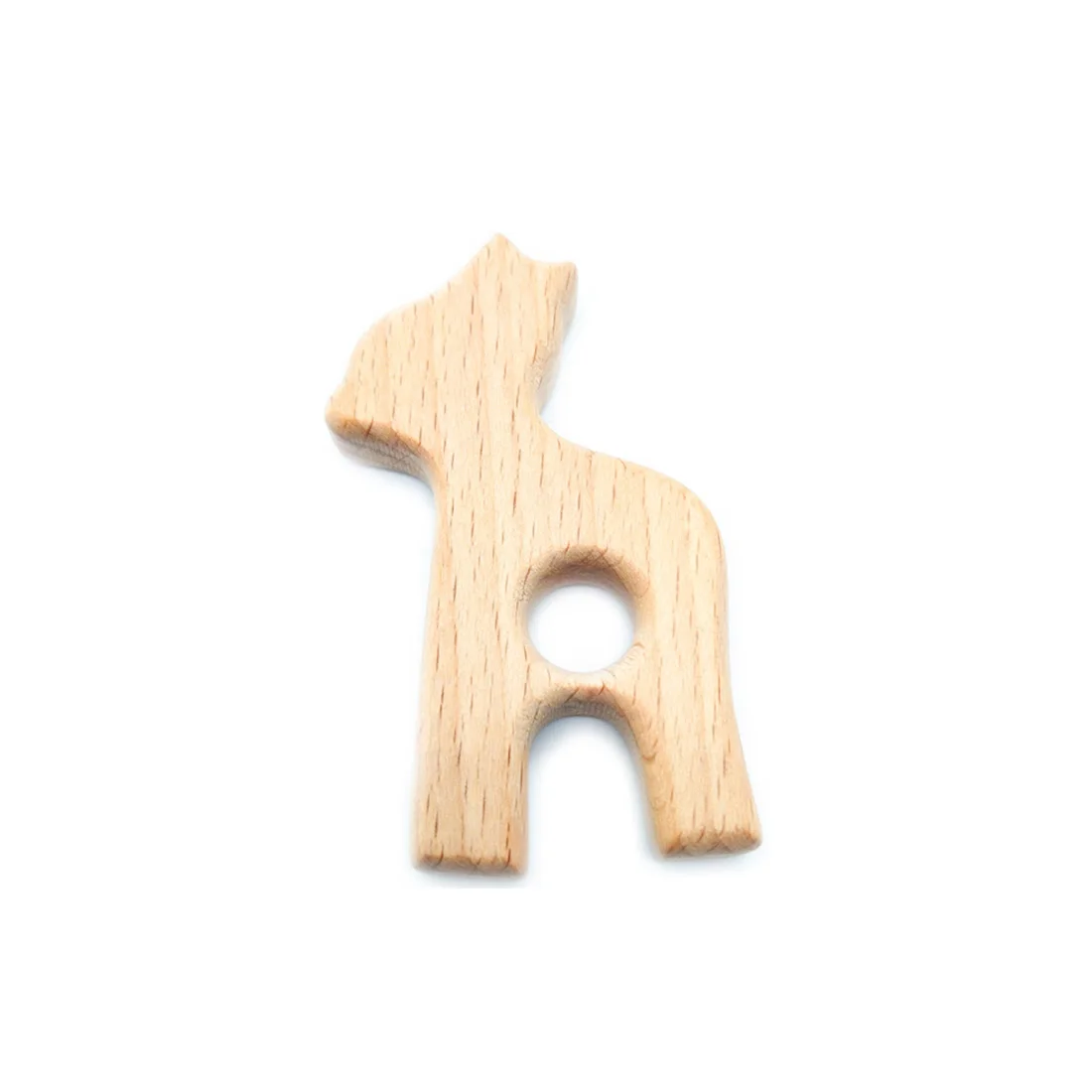 style 14 giraffe 1 шт., деревянный прорезыватель, деревянная подвеска для соски, цепочка для прорезывания зубов, игрушки в форме Милого Животного, пищевые материалы, Детские Прорезыватели - Цвет: style 14 giraffe