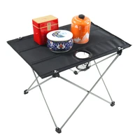 oxford cloth camping table portable fishing picnic beach folding side table with carry bag for outdoor bbq garden accessories