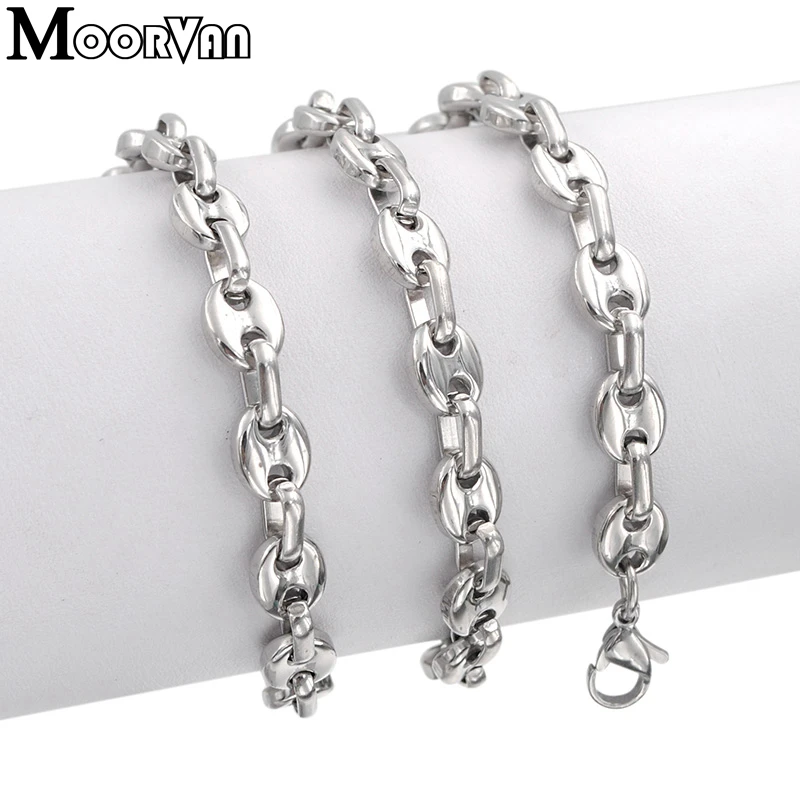 

Цепочка мужская, 60 см, 7 мм, из нержавеющей стали