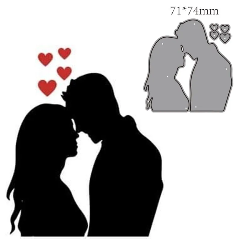

metal cutting dies cut die mold Couple decoration Scrapbook paper craft knife mould blade punch stencils dies