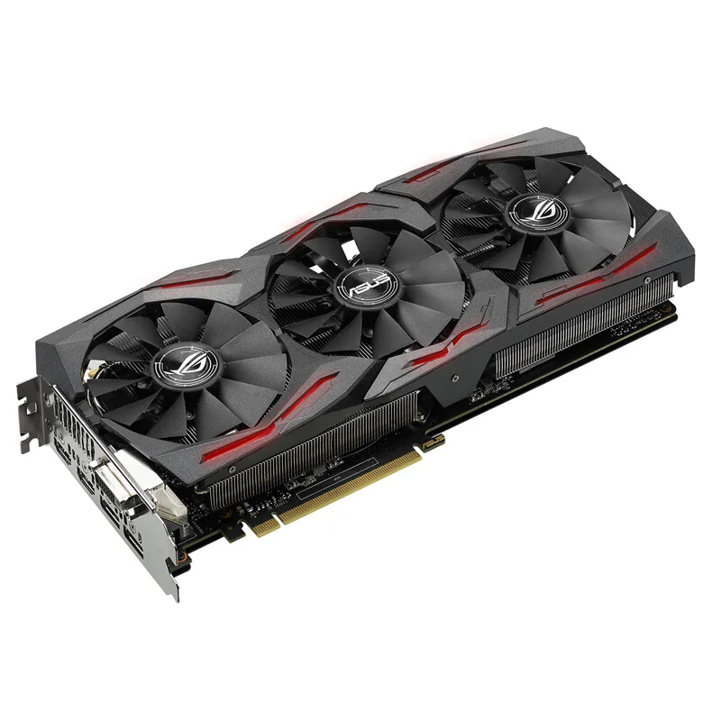 Asus GTX1070 8G игровая видеокарта б/у 90% новая