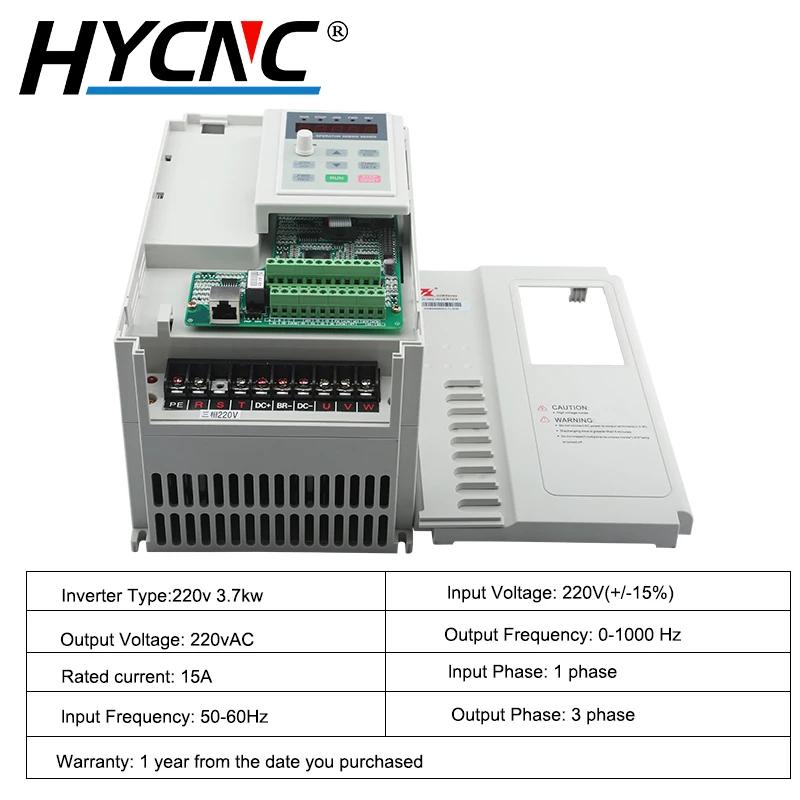 3 7 кВт инвертор 220 В/380 В VFD управления Инвертор трехфазный выход CNC фрезерный