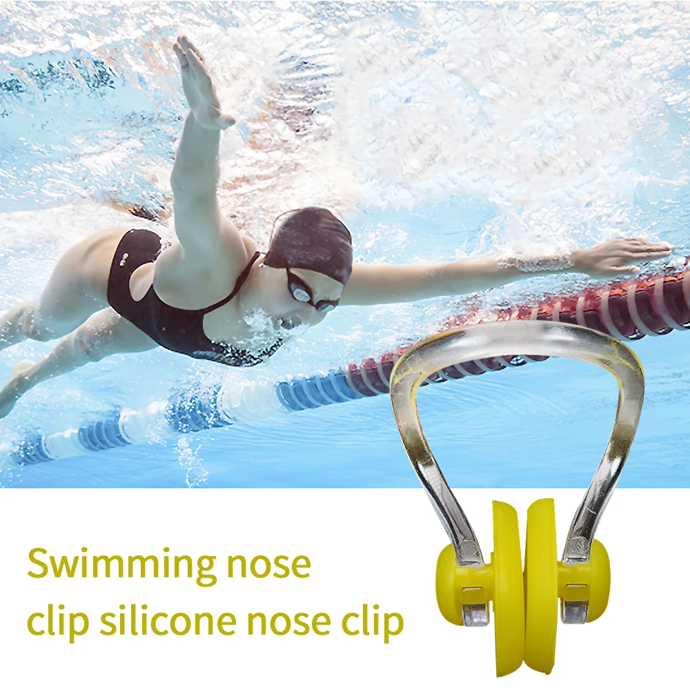 

10pcs/lot High Quality Reusable Soft Silicone Swimming Nose Clip Comfortable Diving Surfing Swim Nose Clips For Adults Children