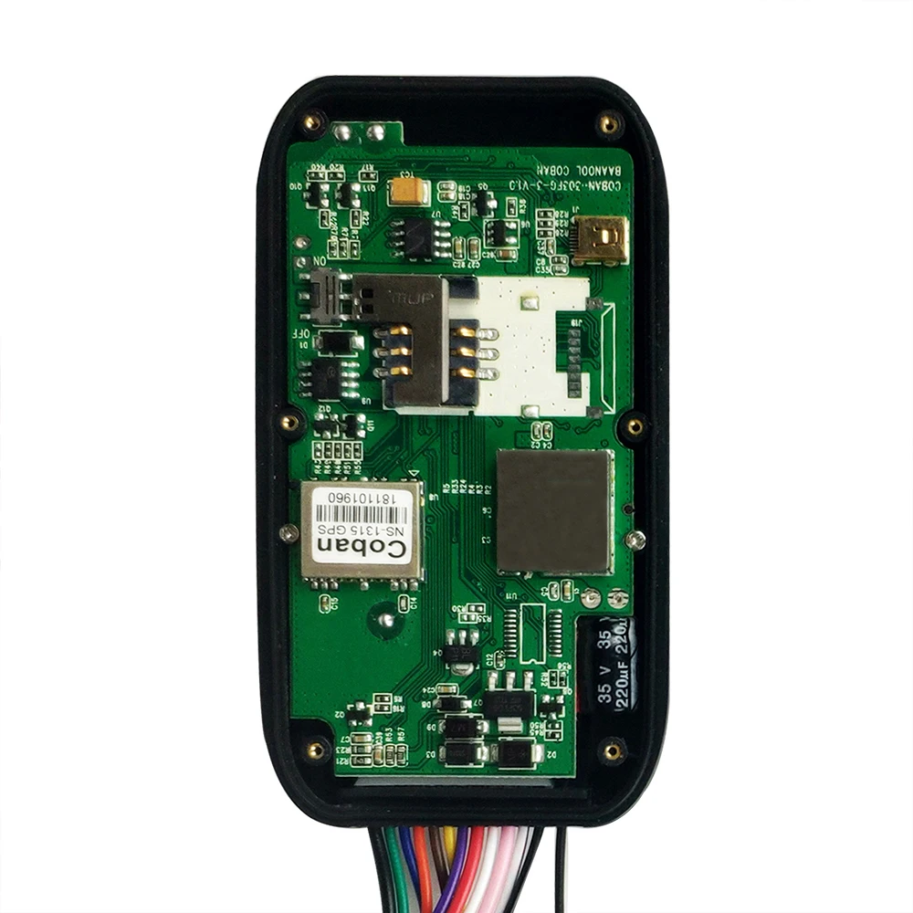 Автомобильный GPS-трекер 3G WCDMA с функцией отслеживания в режиме реального времени