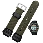 Нейлоновый ремешок для часов Casio SGW-300, AQW-110, SGW-400H, W-735H, W-S200H, AE-1000W, AE-1200, AEQ-110W, сменный ремешок, браслет