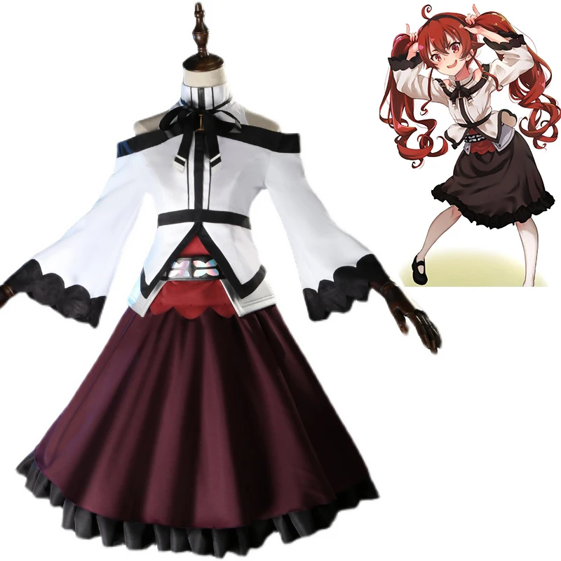 Костюм для косплея Mushoku Tensei: безработная реконструия Рокси мигурдия ирис костюмы