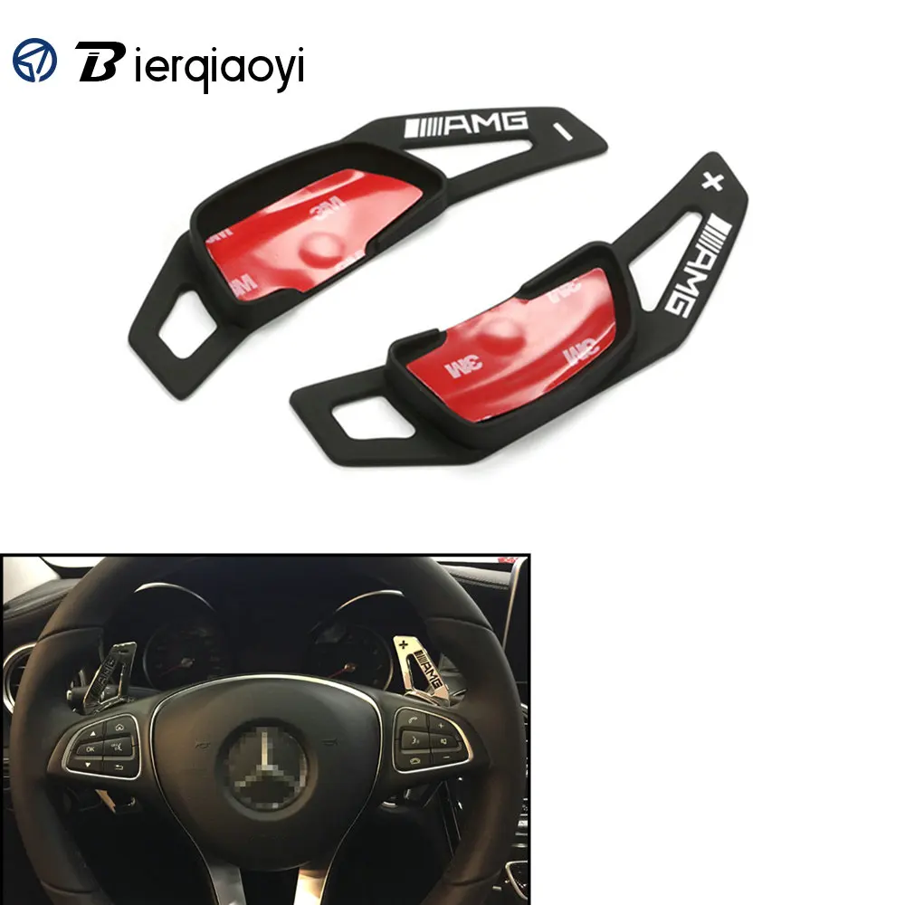 

Car Steering Wheel Shift Paddles for Mercedes Benz 2015 C180L C200L C260L C class/S class CLA Steering Wheel Gear Shift Paddles